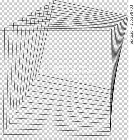 Square dynamic geometric shapes. Overlapping line elements Square dynamic geometric shapes. Overlapping line elements 135298703