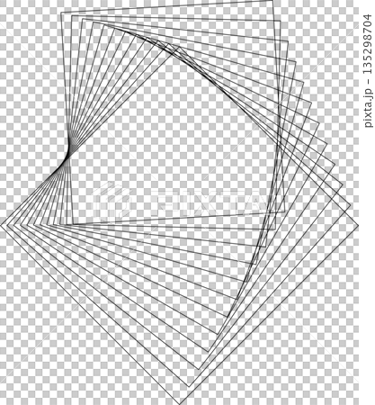 Square dynamic geometric shapes. Overlapping line elements Square dynamic geometric shapes. Overlapping line elements 135298704