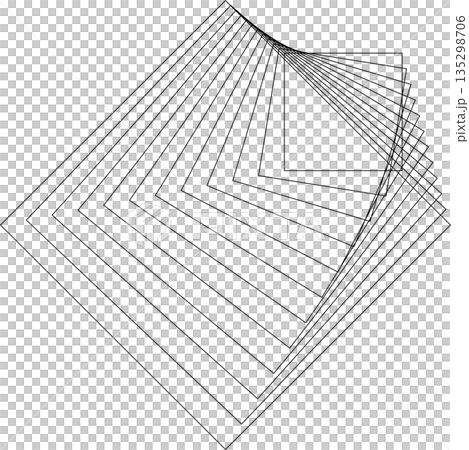 Square dynamic geometric shapes. Overlapping line elements Square dynamic geometric shapes. Overlapping line elements 135298706