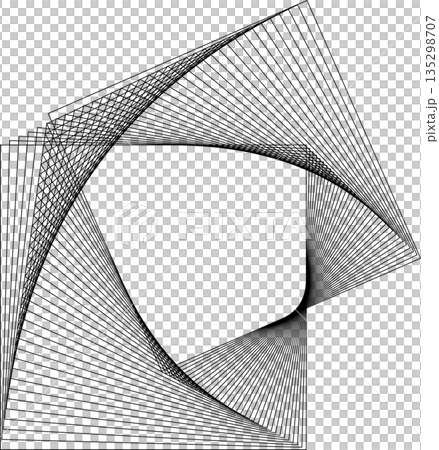 Square dynamic geometric shapes. Overlapping line elements Square dynamic geometric shapes. Overlapping line elements 135298707