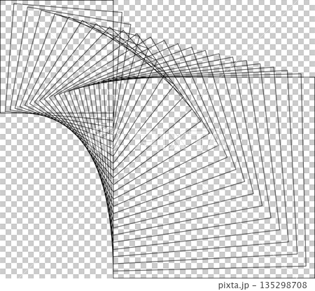 Square dynamic geometric shapes. Overlapping line elements Square dynamic geometric shapes. Overlapping line elements 135298708