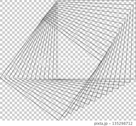 Square dynamic geometric shapes. Overlapping line elements Square dynamic geometric shapes. Overlapping line elements 135298712