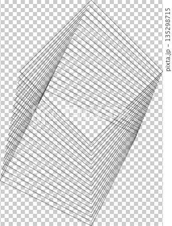 Square dynamic geometric shapes. Overlapping line elements Square dynamic geometric shapes. Overlapping line elements 135298715