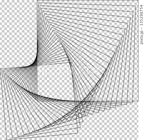Square dynamic geometric shapes. Overlapping line elements Square dynamic geometric shapes. Overlapping line elements 135298754