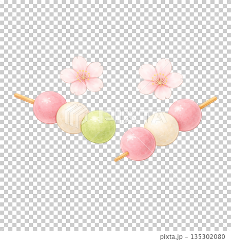 櫻花水彩插畫 135302080