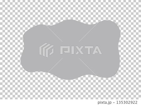 Vector illustration of a fuzzy shape 135302922