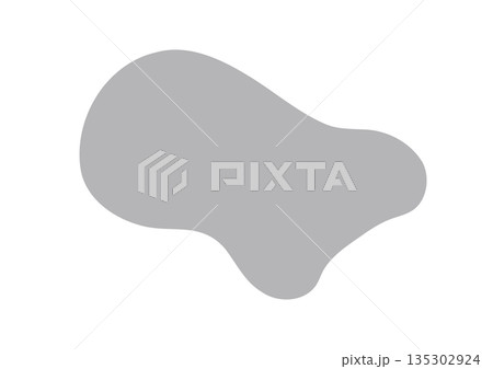 モヤモヤとした図形のベクターイラスト モヤモヤとした図形のベクターイラスト 135302924