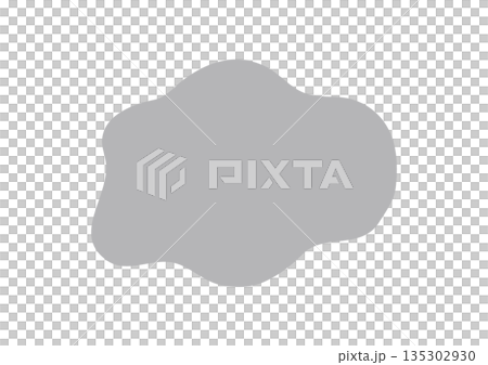 Vector illustration of a fuzzy shape 135302930
