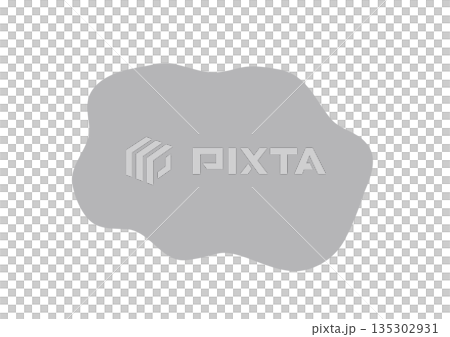 モヤモヤとした図形のベクターイラスト 135302931