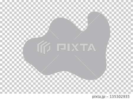 Vector illustration of a fuzzy shape Vector illustration of a fuzzy shape 135302935
