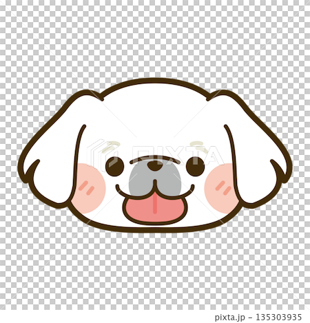 北京犬臉部圖標 135303935