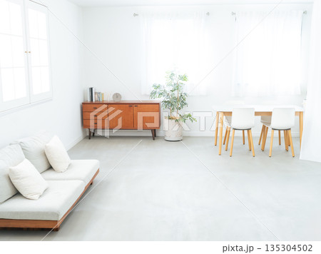 モダンでシンプルな住宅の風景 135304502
