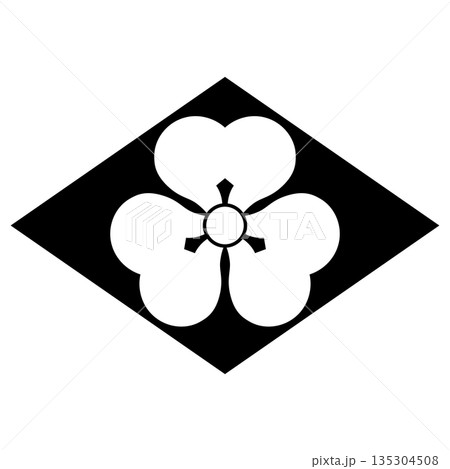 家紋です。菱持地抜片喰といいます。 135304508