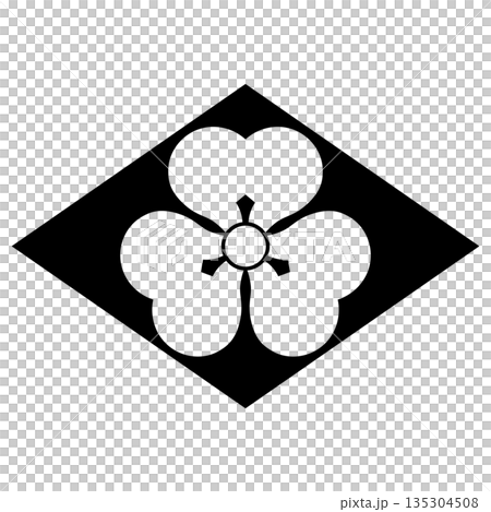 家紋です。菱持地抜片喰といいます。 135304508