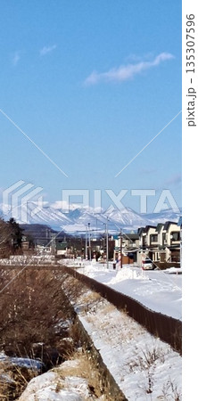winter landscape in the mountains 135307596