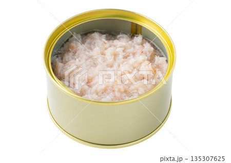 透明背景(png)にマルズワイガニの水煮の缶詰 透明背景(png)にマルズワイガニの水煮の缶詰 135307625