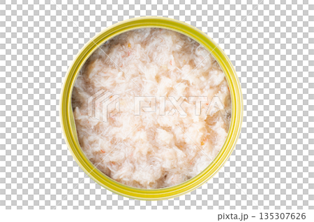 罐裝煮雪蟹，透明背景（png） 135307626