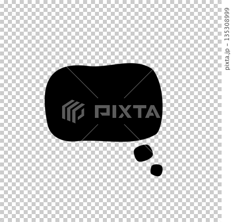simple black speech bubble simple black speech bubble 135308999