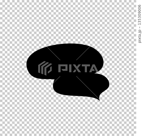 simple black speech bubble simple black speech bubble 135309006