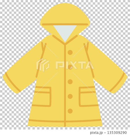 パステルカラーで描かれたシンプルなかっぱのイラスト 135309290