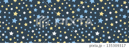 Night Sky Star Pattern Background 135309317