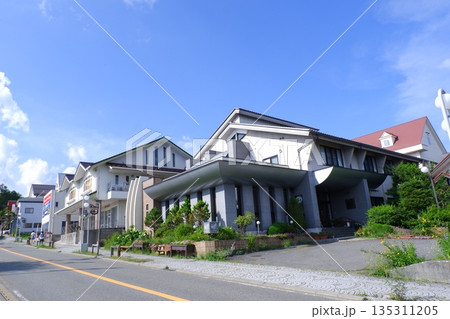 清里、県道11号沿いの町並み 清里、県道11号沿いの町並み 135311205