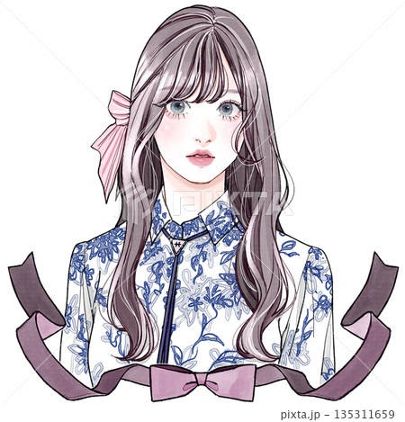魚座_文字無×背景無_フチドリ有 135311659