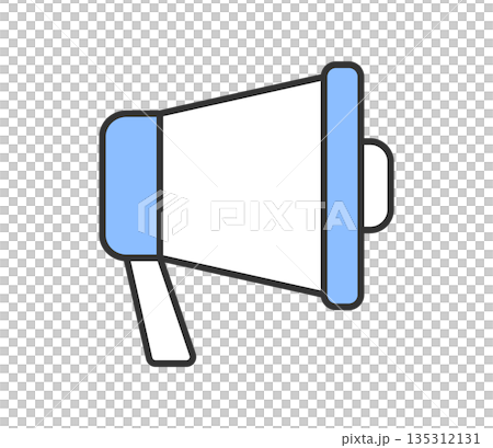 Simple loudspeaker icon illustration vector Simple loudspeaker icon illustration vector 135312131