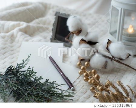 冬にカードを書く 冬にカードを書く 135313967