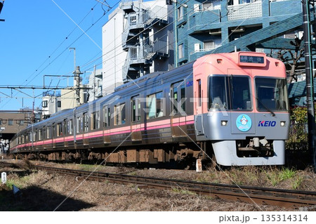 京王1000系 1760F サーモンピンク編成 線湯スタンプラリーヘッドマーク付 京王1000系 1760F サーモンピンク編成 線湯スタンプラリーヘッドマーク付 135314314