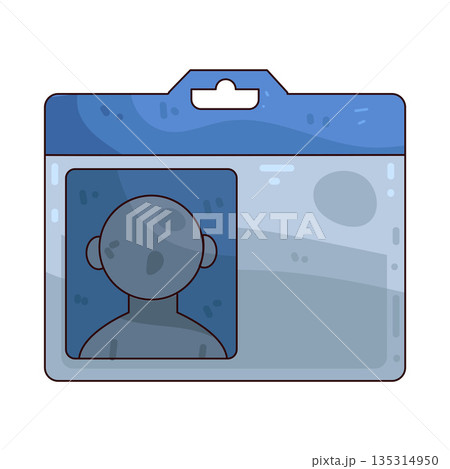 illustration of id card 135314950