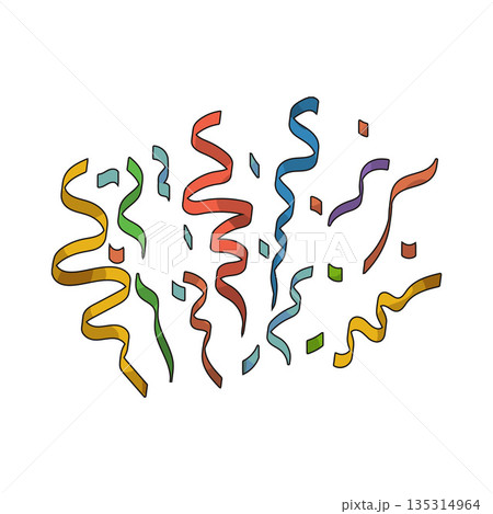 illustration of Streamers illustration of Streamers 135314964