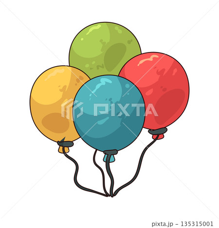 illustration of Balloons 135315001