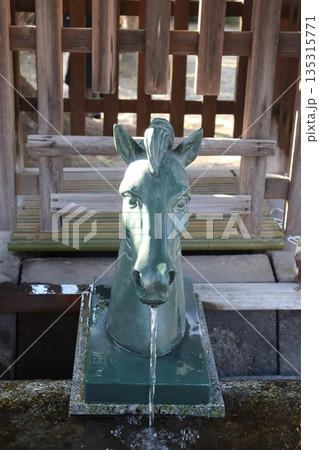 藤本神社 京都市伏見区 干支 午年 馬 勝ち馬 左馬 競馬 手水舎 お清め 神馬 藤本神社 京都市伏見区 干支 午年 馬 勝ち馬 左馬 競馬 手水舎 お清め 神馬 135315771