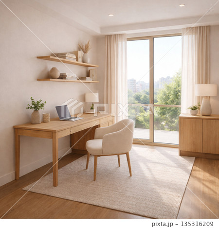 Modern luxury apartment interior in the morning Modern luxury apartment interior in the morning 135316209