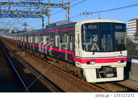 京王8000系8732F　ボルスタレス台車 135317231