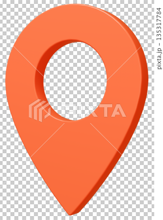 3D 影像地圖 pin_orange 3D 影像地圖 pin_orange 135317784