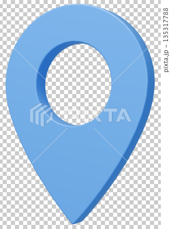 3D 影像映射 pin_light blue 3D 影像映射 pin_light blue 135317788