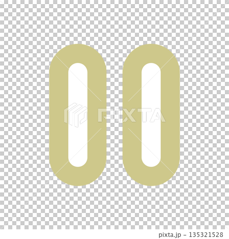 Simple stop sign icon illustration 135321528