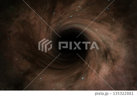 Black hole in space. 135322881