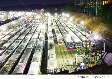 若葉台検車区の京王線 若葉台検車区の京王線 135323507