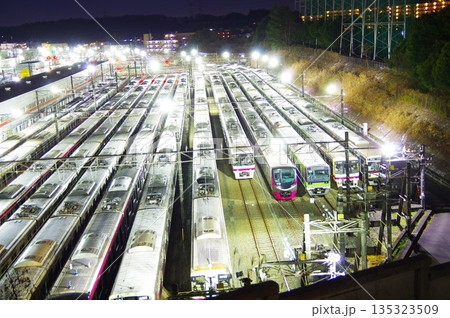 若葉台検車区の京王線 若葉台検車区の京王線 135323509