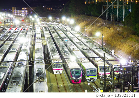 若葉台検車区の京王線 若葉台検車区の京王線 135323511