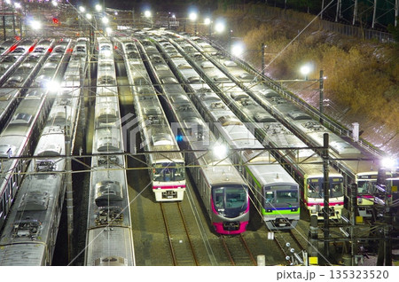 若葉台検車区の京王線 135323520