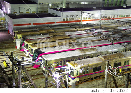 若葉台検車区の京王線 135323522