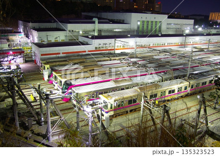 若葉台検車区の京王線 若葉台検車区の京王線 135323523