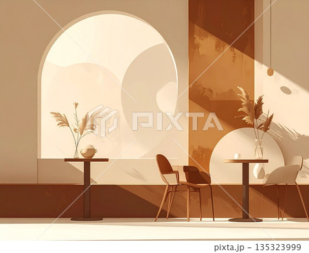 抽象カフェ 135323999