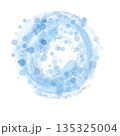水彩の背景素材　円 135325004
