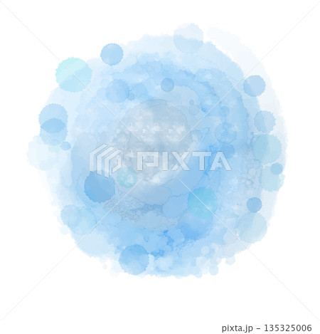 水彩の背景素材　円 135325006