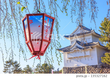 名古屋城桜まつりと春の提灯風景 135327162